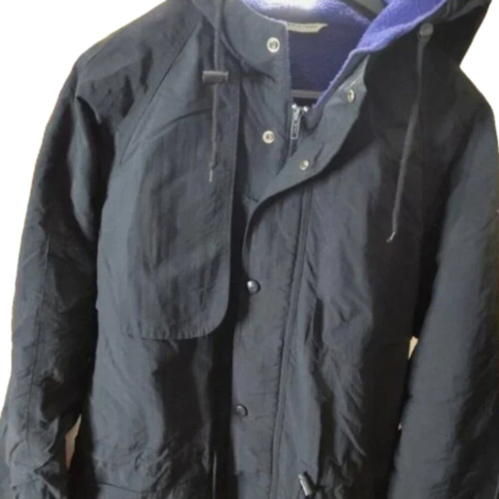 Sports Afield Long Rain Jacket Coat Made In Taiwan Size Large